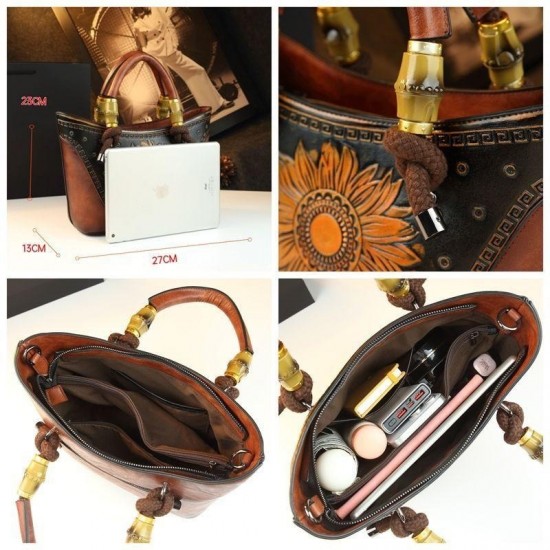 Cedar Bucket Bag
