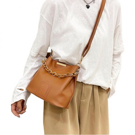 Charcoal Bucket Bag