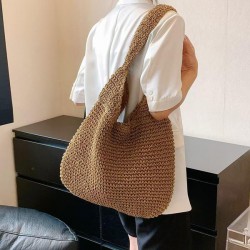 Coral Woven Bag