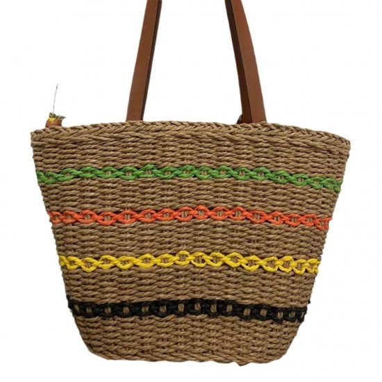 Plum Woven Bag