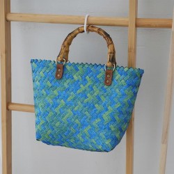 Denim Woven Bag
